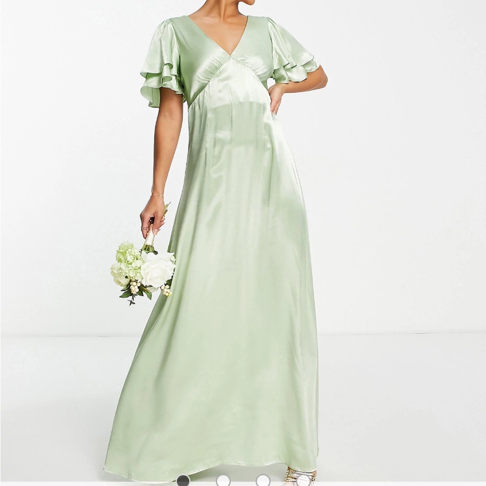 Topshop Petite Sage Dress